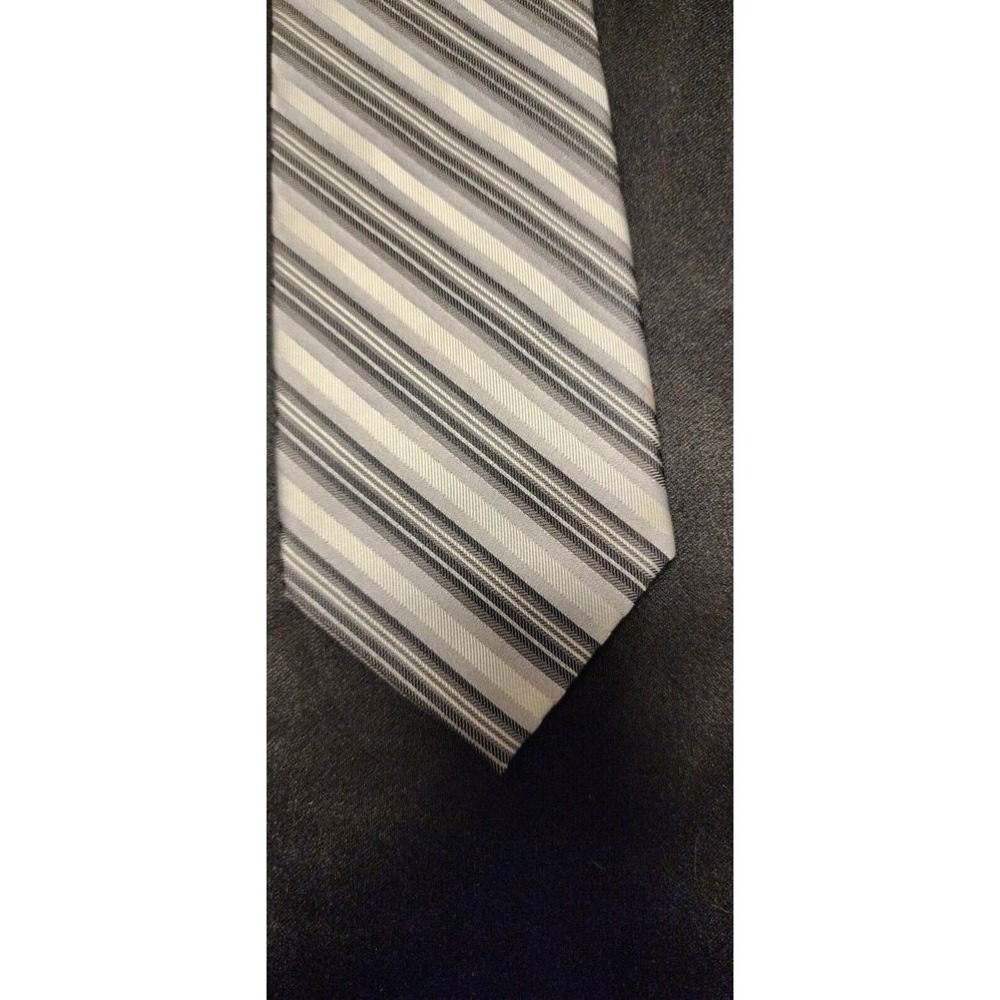 STAFFORD BERT PULITZER 417 Necktie Men OS Multicolor Striped Floral Paisley - Picture 7 of 11